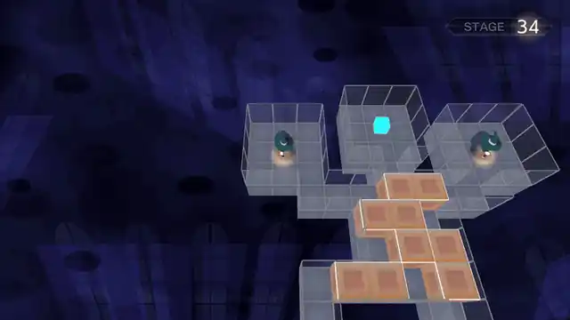Stage 34 in the port, a bonus stage with several Jack-o'-Lanterns, cleared by switching between them